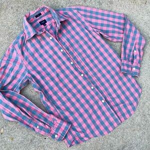 J. Crew Plaid Shirt Button Down Slim S